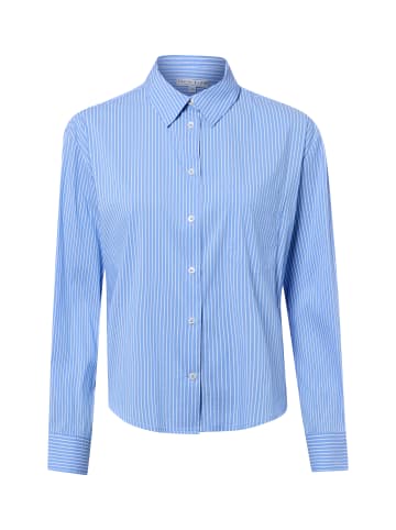 Marie Lund Hemdbluse Medina in blau weiß - 0004