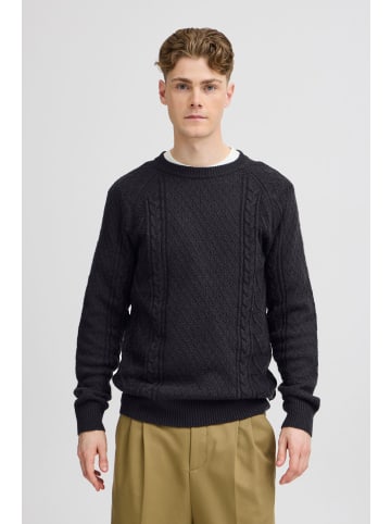 CASUAL FRIDAY Strickpullover CFKRISTIAN crew neck cable knit in Blau