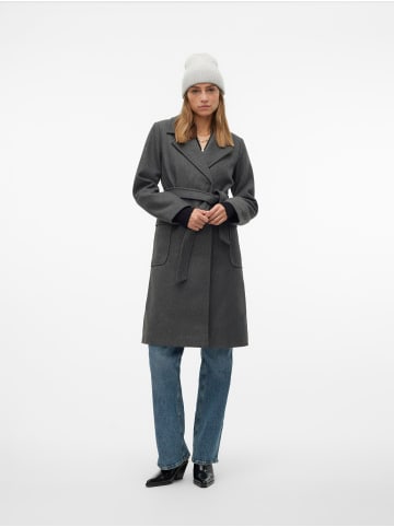 Vero Moda Mantel in Dark Grey Melange