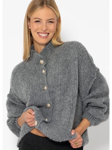 SASSYCLASSY Oversize Cardigan in Grau