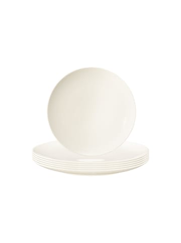Seltmann Weiden 6er Set Frühstücksteller Savona Fine Diamond in Creme ø 22,6 cm in creme