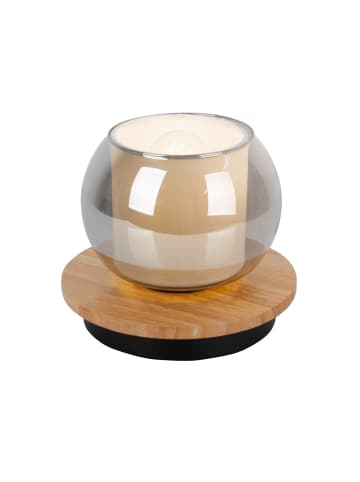 näve Tischleuchte "TEXAS" in schwarz - (L)18 cm x (B)18 cm x (H)15 cm