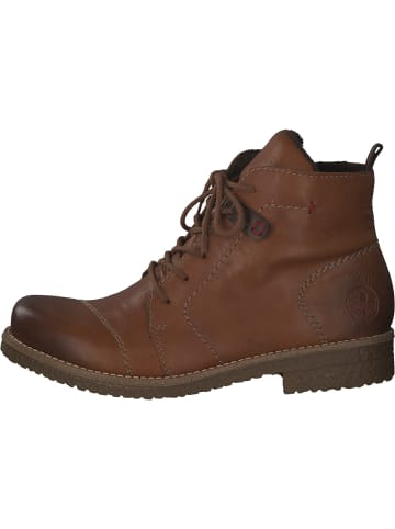 rieker Schnürstiefeletten in Cayenne/Kastanie