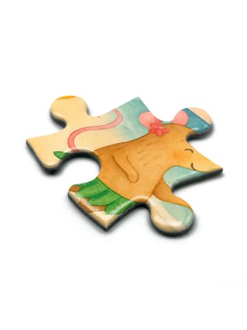 Mr. & Mrs. Panda Puzzle Waldtiere Aloha Design mit Spruch in Weiß