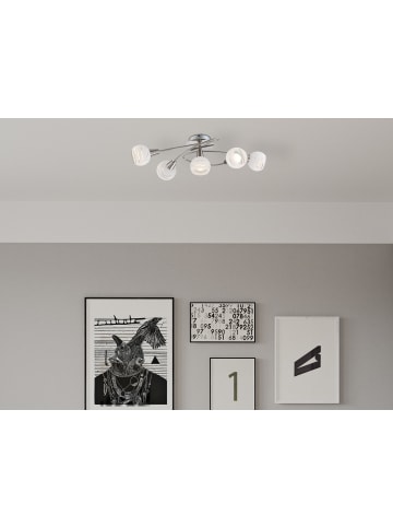 Globo lighting Deckenleuchte "ELLIOTT" in silver