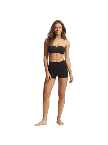 Seafolly W COLLECTIVE BOYLEG in Schwarz