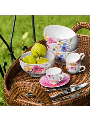 Villeroy & Boch 4er Set French-Bols Mariefleur Gris Basic 500 ml in bunt