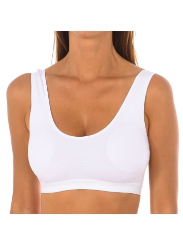 Kisses and Love Sport-BH in White
