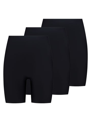 Bye Bra Shapinghose Uni Stretch Mid Waist Short in Black