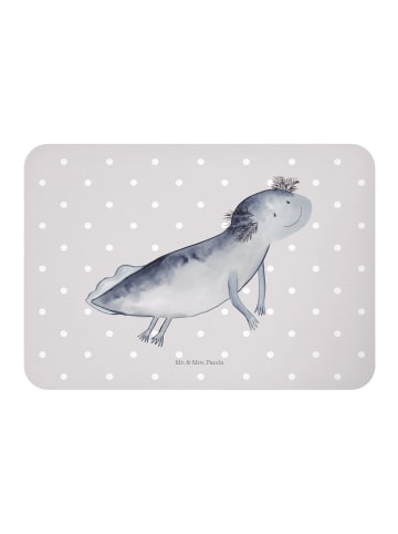 Mr. & Mrs. Panda Magnet Axolotl Schwimmen ohne Spruch in Grau Pastell