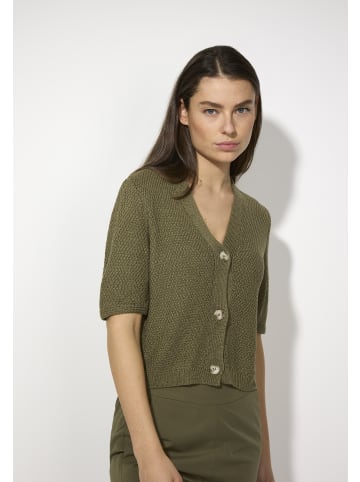 More & More Cardigan in tundra olive