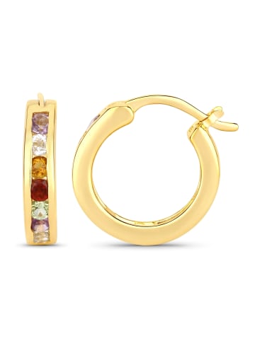 Rafaela Donata Ohrringe Sterling Silber Amethyst in gelbgold