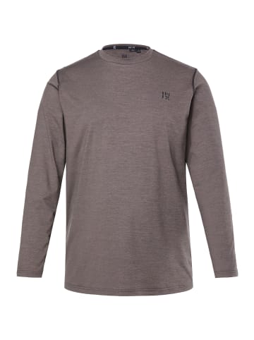 JP1880 Kurzarm T-Shirt in kaffeebraun