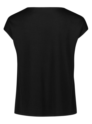 Zero  Shirt mit Wasserfallausschnitt in Black Beauty