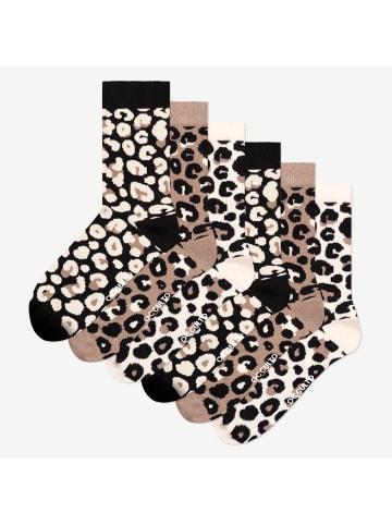 Occulto 6er Pack Damen Leo Socken Leonie in LeoMix