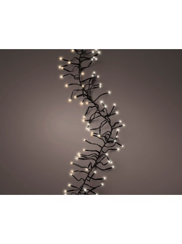 LUMINEO Lichterkette CLUSTER 3000 LED 28 m, schwarzes Kabel in klassisch warm/warm weiß