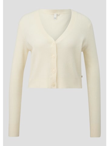 QS Strickjacke in 0200_creme