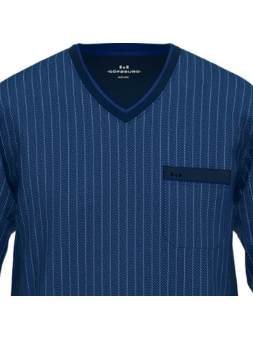 Götzburg Single-Jersey Schlafanzug in marine