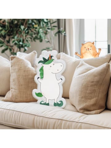 Mr. & Mrs. Panda Kuschelkissen Einhorn Joker ohne Spruch in Weiß