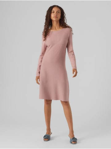 Vero Moda Strickkleid in Woodrose