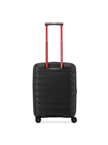 Roncato B-Flying Move 4 Rollen Kabinentrolley 55 cm mit Dehnfalte nero fumo