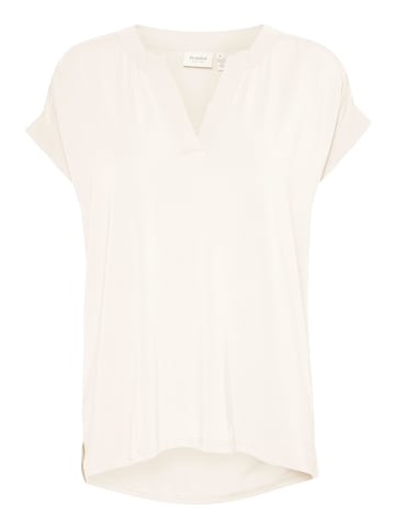 Fransa Kurzarm-Bluse FRLIV Loose fit in Whisper White