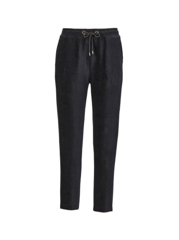 GOLDNER Cordhose Lässige Casualhose SARA mit Tunnelzug in schwarz