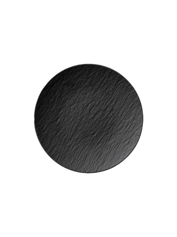 Villeroy & Boch 6er Set Universalteller Manufacture Rock in Schwarz ø 25.0 cm in schwarz