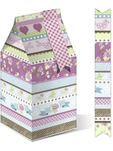 Buntpapierfabrik Ludwig Bähr Geschenkbox Bella 6,5x14,5x6,5cm Packung mit 5 Stück Motiv: 11