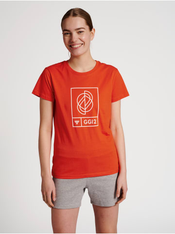 Hummel T-Shirt Hmlgg12 Damen in CHERRY TOMATO
