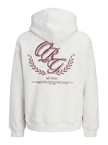 Jack & Jones Kapuzenpullover in White Melange