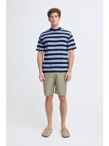 CASUAL FRIDAY Gestreiftes T-Shirt Rundhals Kurzarm Design in Blau-2