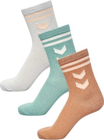 Hummel Kinder Socken "Hmlalfie Sock 3-Pack" in Braun