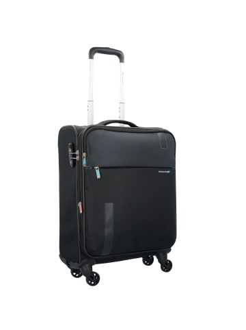 Roncato Speed 4 Rollen Kabinentrolley S 55 cm mit Dehnfalte nero
