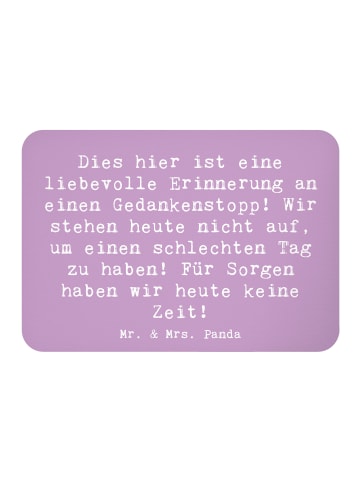 Mr. & Mrs. Panda magnet Spruch Freude Erleben mit Spruch in Lavendeltraum