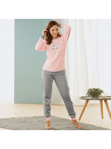 Erwin Müller Single-Jersey Schlafanzug in rosa