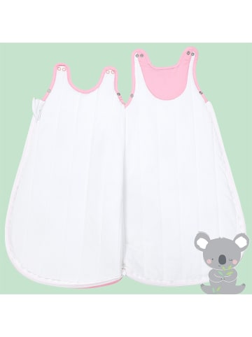 Schlummersack Babyschlafsack, 1.0 TOG in Rosa-Weiß