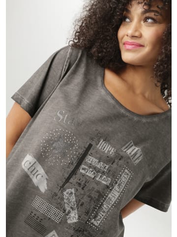 Aniston PLUS T-Shirt in anthrazit
