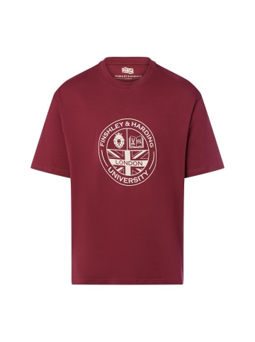 Finshley & Harding London T-Shirt in bordeaux