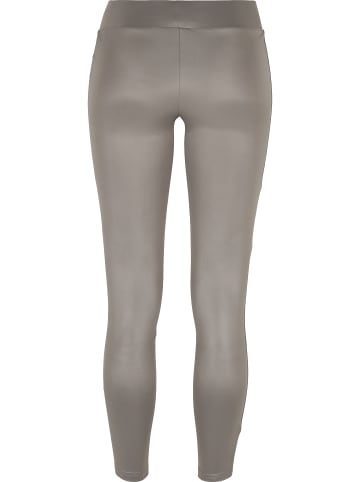 Urban Classics Urban Classics Damen Ladies Synthetic Leather Cycle Shorts in asphalt