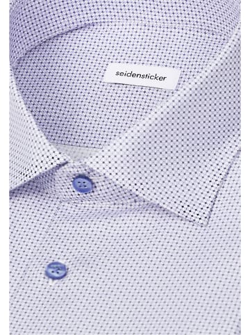 Seidensticker Business Hemd Shaped in Mittelblau