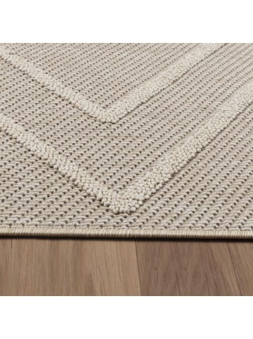 KADIMA DESIGN Teppich Outdoor Waschbar Boho IMST Strapazierfähig OEKO-TEX Balkon in Beige