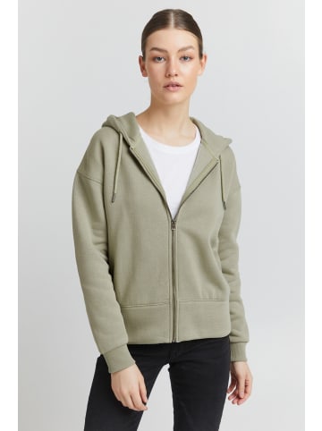 Oxmo Kapuzensweatjacke in grün