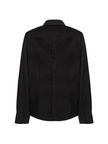 Dolce & Gabbana Schwarz Baumwolle Businesshemd