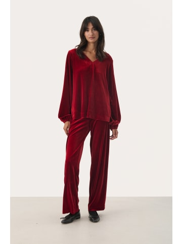 PART TWO Langarm-Bluse MadisPW in Rhythmic Red