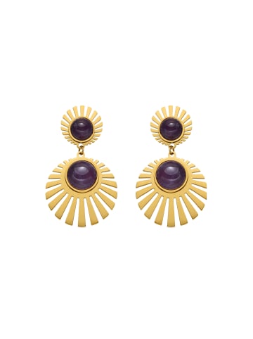 Luxenter Ohrringe Zuxia mit 18 Karat Goldfinish – ZUXIA