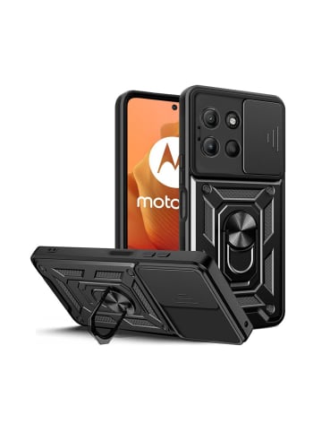 TechProtect Tech Protect Camshield Pro Hülle Schwarz Motorola Moto G15 in Schwarz