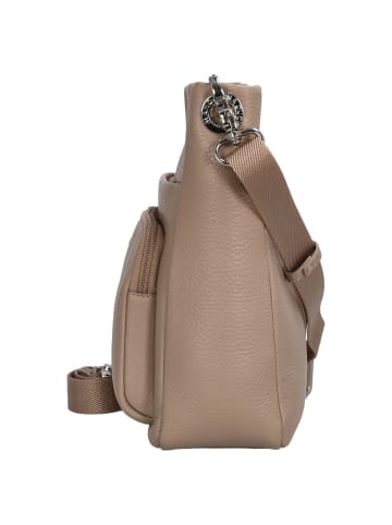 Mandarina Duck Mellow Leather - Umhängetasche M 30 cm (milk chocolate) in warm taupe