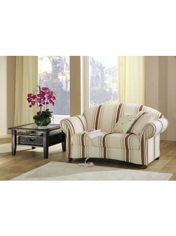 others SOFA 2-Sitzer Kama Bezug Flachgewebe Buche nussbaum dunkel / weiß