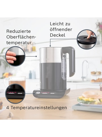 Bosch Wasserkocher 1,5L 2400W in Schwarz